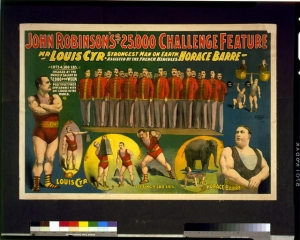 Louis Cyr pubblicità 1