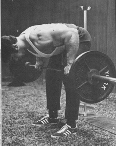 bent over row old