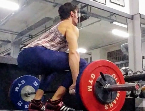 Lo stacco da terra con bilanciere